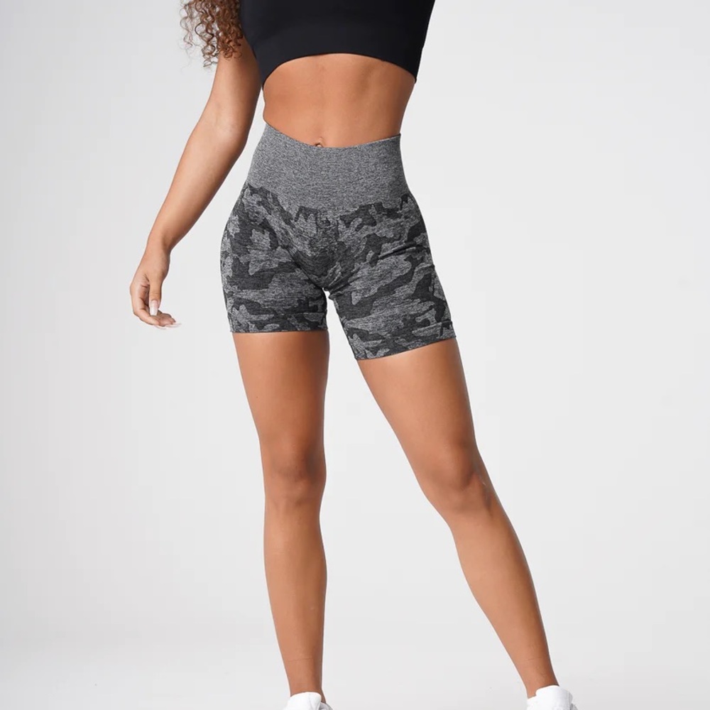 Black camp nvgtn shorts